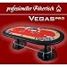 Pokertisch Vegas PRO rot, 208 x 106 x 80 cm