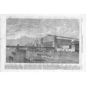 Station de St Railwy de Canon de PRI 1866 de la Tamise