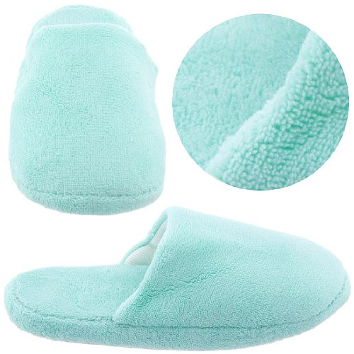 Light Green Slip On Slippers for Women