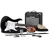 Yamaha Gigmaker EG Electric Guitar Pack with Amplifier, Gig Bag, Tremolo Bar, Tuner, Instructional DVD, Cable, Strap, Strings, and Picks - Black