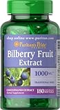 Puritan's Pride Bilberry 1000 mg-180 Softgels