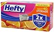 Hefty One Zip Value Pack Quart Storage Bags, 40 Count Boxes (Pack of 9)