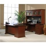 Heritage Hill Executive UDesk Classic Cherry