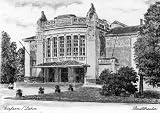Radierung: Gießen, Stadttheater