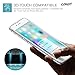 Collen Full Screen Tempered Glass Protector for Apple 6S / 6 plus - Silver Trimming