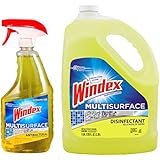 Windex Antibacterial Multi-Surface Cleaner, 32 oz + Refill 1 Gallon Combo
