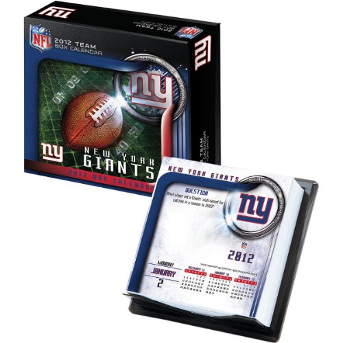 Turner New York Giants 2012 Box Calendar