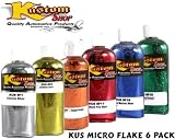 6-1 z Micro FLAKE COLORS-Metal/Auto/Car/Paint-Airbrush