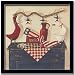 I America Patriotic Americana Country Decor Art Framed