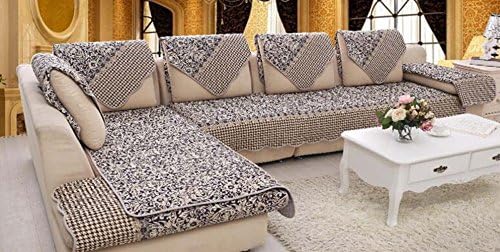 WEISHY Four Seasons Cotton Sofa Cushion Elegant European style Non-slip Fabric Classic Modern Fashion-A (size18：70*70cm/27.56"*27.56")