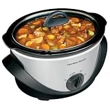 ハミルトンビーチ　3.8L　クロックポット（スロークッカー） グルメ鍋 Hamilton Beach 33141 4-Quart Oval Slow Cooker 画像