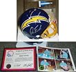 Dan Fouts Signed Chargers Throwback Replica Helmet