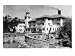 Columbia Gorge Hotel, Oregon Exterior View Photograph - Columbia Gorge, OR Giclee Poster Print, 24x32