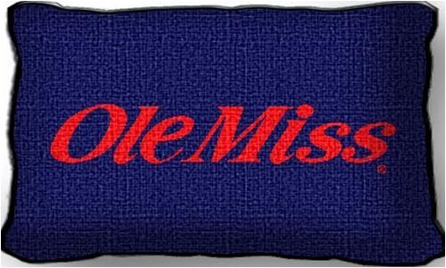 Univ of Mississippi Ole Miss Pillow - 13 x 17 Pillow - Mississippi Rebels - Ole Miss
