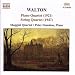 Walton: Piano Quartet / String Quartet