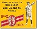 Shoeless Joe Jackson Shoes Chicago White Sox Baseball Nostalgic Vintage Collectable Tin Sign
