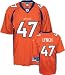 John Lynch Orange Reebok NFL Premier Denver Broncos Jersey