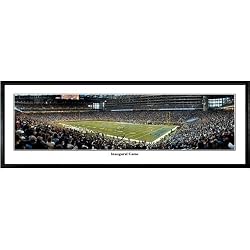 Detroit Lions "Inaugural Game - Fold Field" Panoramic Standard Framed Photograph