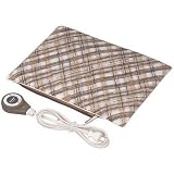Panasonic 電気あんか ブラウン 格子柄 DW-77P-T