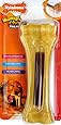 Nylabone Romp 'N Chomp Souper Chicken Flavored Bone Dog Treat and Chew Toy