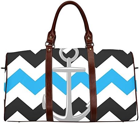 Custom Chevron Travel Bag /Duffel Bag/Luggage Bag/Weekender Bag