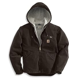 Carhartt Men's Sandstone Sherpa Lined Sierra Jacket