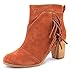 Toms Lunata Bootie Women Round Toe Suede Bootie