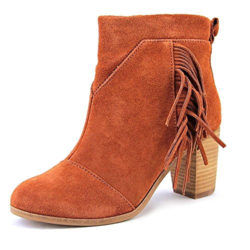 Toms Lunata Bootie Women Round Toe Suede Bootie