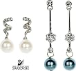 Faux Pearl Earrings Set