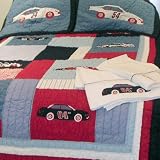 Pit Stop- Full / Queen Quilt with 2 Shams