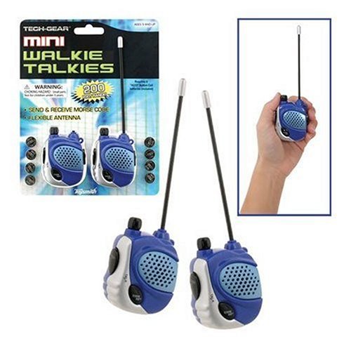 Childrens Toyshop  Toys : Children's Toy 200 Foot Range Miniature Spy Walkie Talkie Kit (Set of 2)
