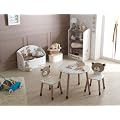 Kindertisch & 2x Kinderst�hle TED+LILY Schreibtisch Tisch Sitzgruppe TEDDY