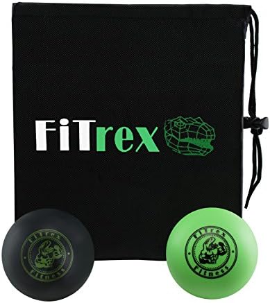 Massage Balls - Deep Tissue, Trigger Point, Myofascial Release &amp; Self-Massage -Lacrosse-Styled- BONUS - Free Carrying Case