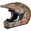 AFX Camo Adult FX-17 Dirt Bike Motorcycle Helmet w/ Free B&F Heart Sticker Bundle