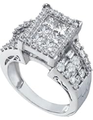 2.00CTW DIAMOND INVISIBLE RING