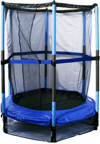 DDI SPORTS 4' Ultra Indoor Trampoline & Safety Enclosure for Ages 3-6