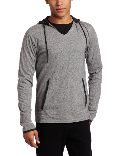 ambiguous Men's Earlee Henley Shirt, Grey, Large