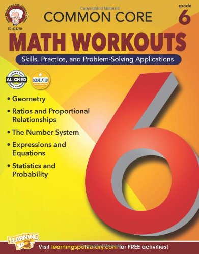 common core math workouts grade 6