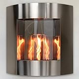 IMAGE OF Outdoor Greatroom Inspiration Wall Hanging Gel Fireplace, Finish: Black
