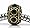 Birthstone Spacer Bead Charm (Gold on Black Crystals)