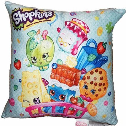 Shopkins Pillow Season 1 2 3: Kooky Cookie, Cheeky Chocolate, Chee Zee, Apple Blossom (12