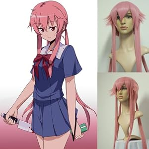 Topbill Future Diary Cosplay Wigs Gasai Yuno Anime