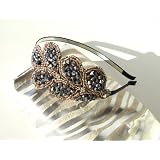 Metal Beaded Headband for Women & Travel Bag
