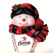 Houston Astros MLB Light-Up Musical Snowman Ornament (3")