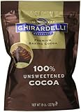 Ghirardelli Chocolate Unsweetened Cocoa Pouch, 8 Ounce
