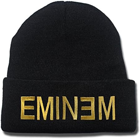 Eminem Logo Beanie Fashion Unisex Embroidery Beanies Skullies Knitted Hats Skull Caps