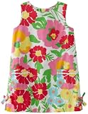 Lilly Pulitzer Girls 2-6x Little Lilly Classic Shift Dress, Resort White Chum Bucket, 6