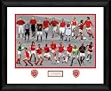 Arsenal "Colours Through the Ages" Framed Mounted 20x16" Commemorative Print, Arsenal FC