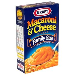 Kraft Macaroni & Cheese, Family Size, 14.5-Ounce Boxes (Pack of 24)