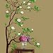 Vinyl Wall Art Decal Sticker Asian Tree Leaves Blossom Big 6ft Tall #318